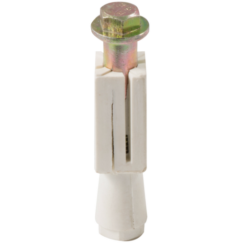 Expanding Adaptor with Pintle Bolt - Square - Tube ID 18.5mm to 21mm - Nylon