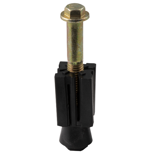 Expanding Adaptor with Pintle Bolt - Square - Tube ID 25.0mm to 28mm - Nylon