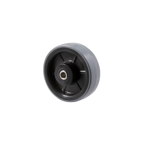 300kg Rated Polyurethane On Nylon Wheel - 125 x 40mm - Stainless Steel Bush