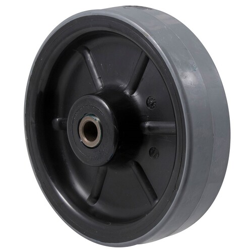 450kg Rated Polyurethane On Nylon Wheel - 150 x 40mm - Plain Bearing