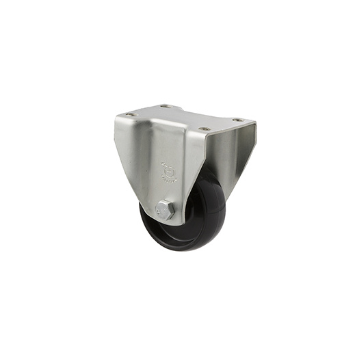 50kg Rated Light Duty Castor - Nylon Wheel - 65mm - Plate Fixed - Plain Bearing