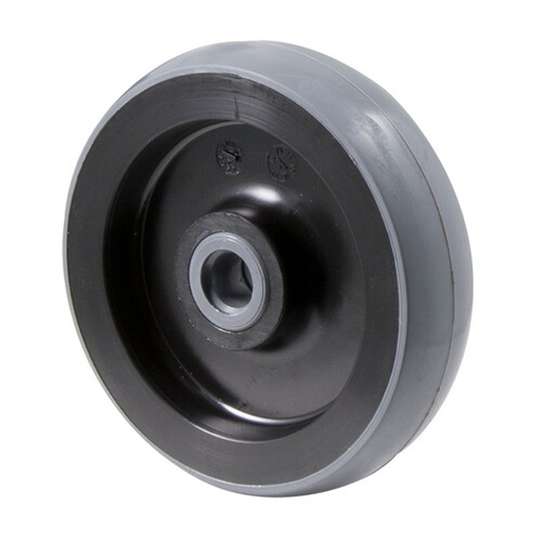 100kg Rated Polyurethane Wheel - 100 x 23mm - Plain Bearing
