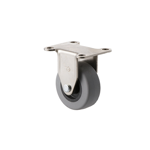 30kg Rated Castor - TPE Wheel - 50 x 20mm - Plate Fixed