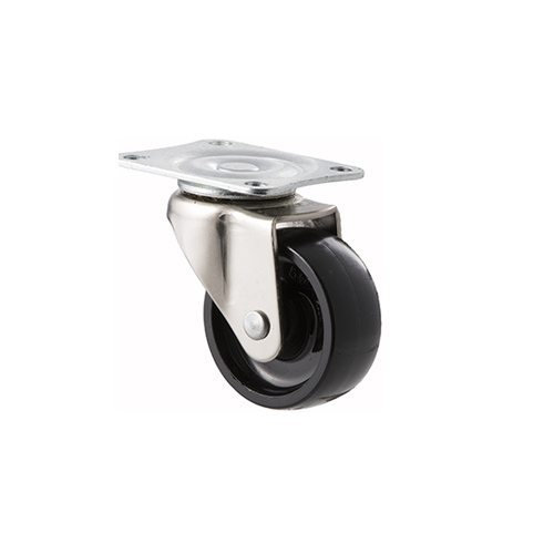 30kg Rated Castor - Nylon Wheel - 50 x 20mm - Plate Swivel