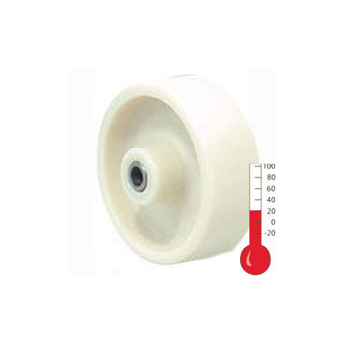 80kg Rated High Temp Nylon Wheel - 100 x 32mm - (150° Celsius to 210° Celsius)