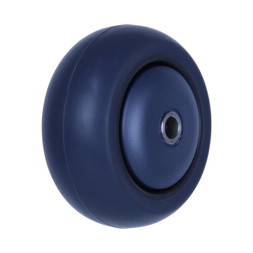 85kg Rated TPE Thermo Plastic Elastomer Wheel - 75 x 32mm - Plain Bearing