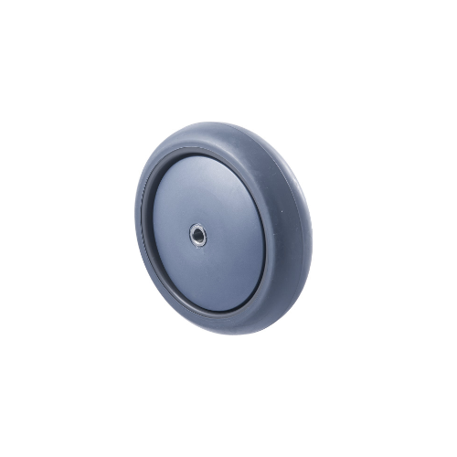 85kg Rated TPE Thermo Plastic Elastomer Wheel - 125 x 32mm - Stainless Steel Ball Bearing