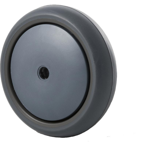 85kg Rated TPE Thermo Plastic Elastomer Wheel - 100 x 32mm - Ball Bearing