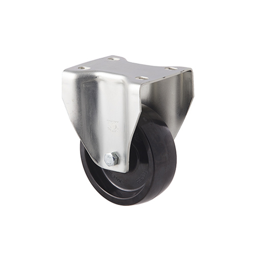 125kg Rated High Low Temp Castor - Phenolic Wheel - 100mm - Fixed - 100°C to 300°C - NA