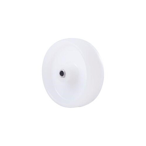 150kg Rated Industrial Nylon Wheel - 100 x 32mm - Stainless Steel Bush - White