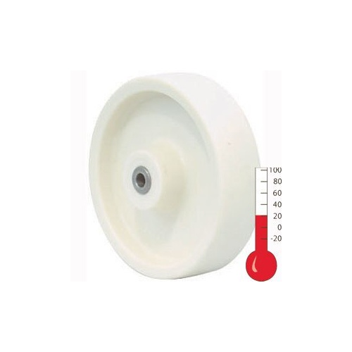 200kg Rated High Temp Nylon Wheel - 150 x 40mm - (150°C Celsius to 210°C Celsius)