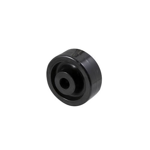 350kg Rated Industrial Nylon Wheel - 100 x 40mm - Plain Bearing