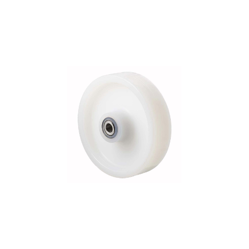 450kg Rated Industrial Nylon Wheel - 150 x 40mm - Stainless Steel Roller Bearing - White