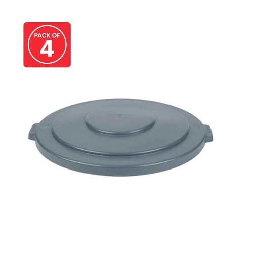 4 Pack BRUTE 55 Gal Lid - Gray