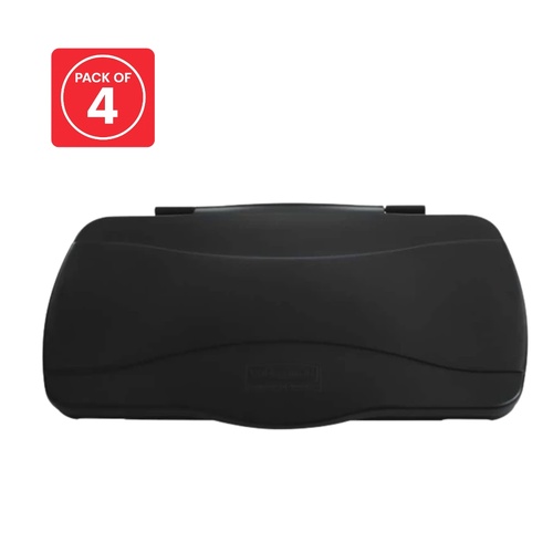 4 Pack Hinging Black Slim Jim Lid
