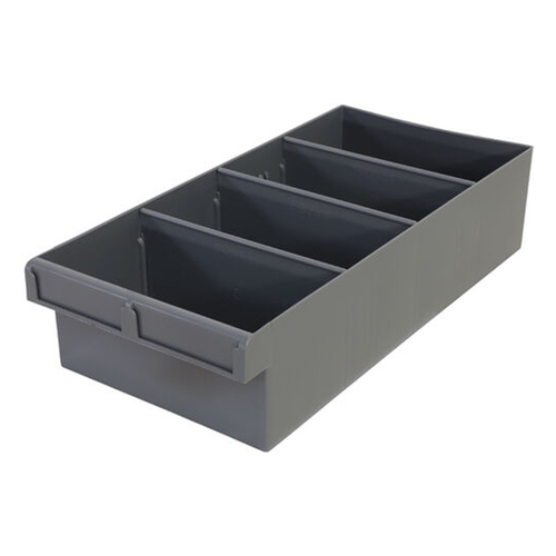 Small Plastic Storage Container - Economy - 100 x 300 x 100mm - Fischer