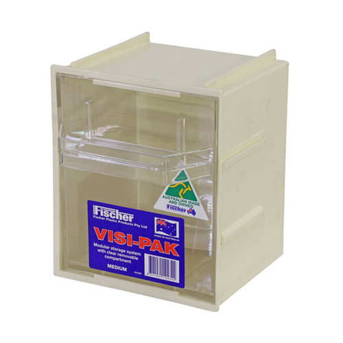 Fischer VisiPak Storage Drawer - 154 x 126 x 182mm