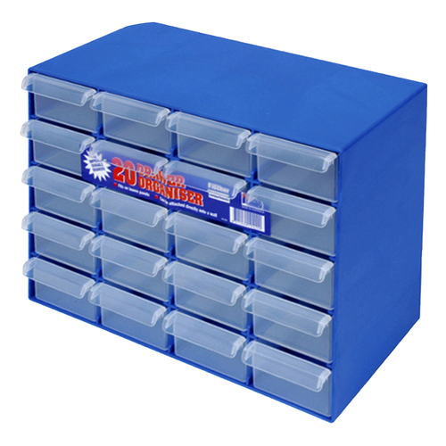 Fischer Storage Drawer Organiser - 20 Drawer