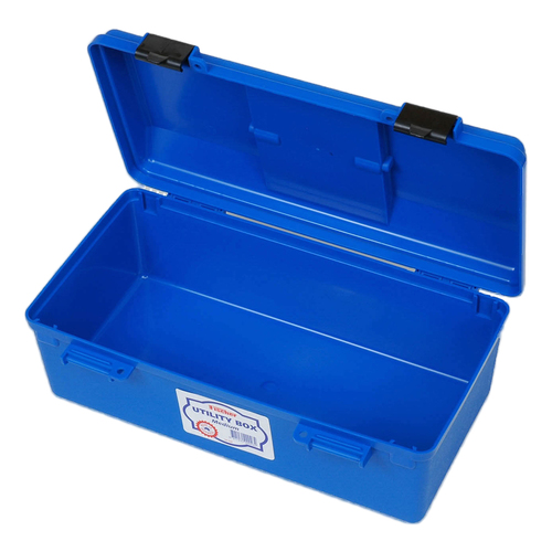 Fischer Small Plastic Utility Tool Box - 400 x 230 x 145mm - Blue