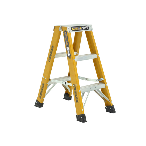 Double sided 180kg Heavy Duty  Industrial Fibreglass A-frame ladder 0.9m (3ft)