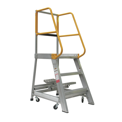 Order Picking Ladder 200kg Rated 0.9m (3ft) Industrial Aluminium
