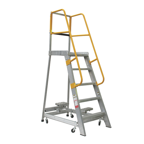 Order picking Ladder 200kg Rated 1.5m (5ft) Indusrtial Aluminium
