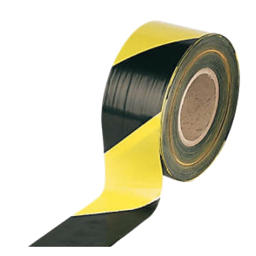 Reflective Workplace Safety Tape - Black & Yellow