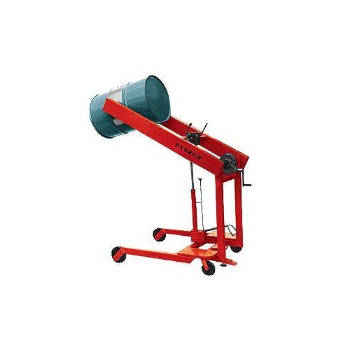 350kg Rated Drum Lifter Tipper Heavy Duty Lift Tip Machine - Grip Model - 2700mm Lift