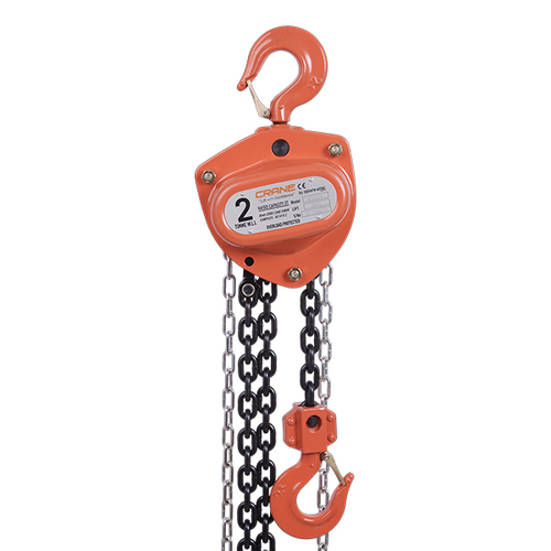 IP Series Grade 100 2000kg Chain Block - Overload Protected