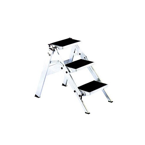 Little Jumbo Aluminium Single Sided Step Ladder - 0.7m - 3 Step