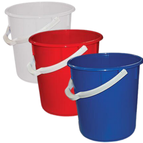22.7L Nally Plastic Industrial Round Bucket - 360 x 360mm