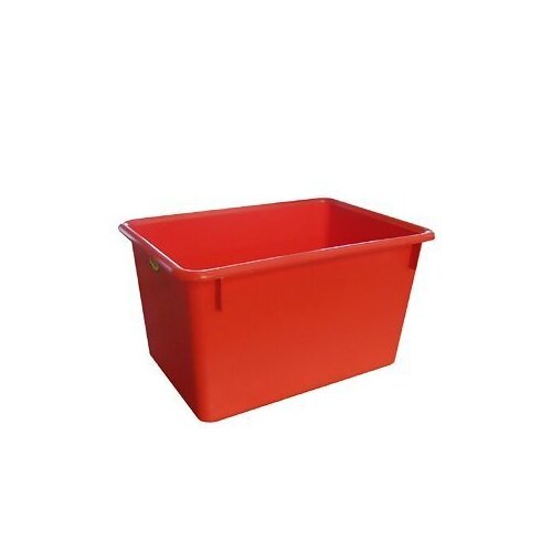 27L Plastic Industrial Nesting Container - 457 x 318 x 260mm - Red
