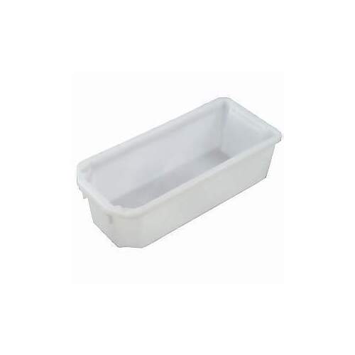 20L Plastic Industrial Stack & Nest Container - 584 x 267 x 178mm - White