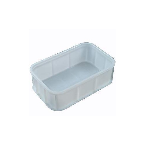 46L Plastic Industrial Stack & Nest Container - 629 x 400 x 216mm - White
