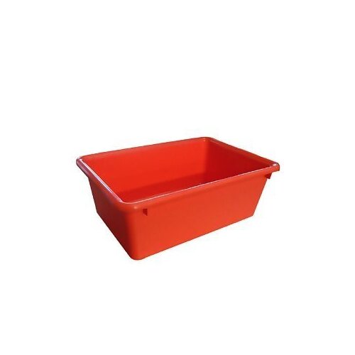 16L Plastic Industrial Nesting Container - 457 x 318 x 165mm - Red