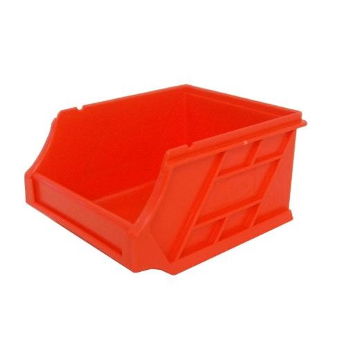 0.5L Storage Plastic Nally Micro Bin - 100 x 120 x 60mm - Red