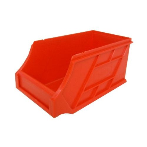 1L Storage Plastic Nally Micro Bin - 100 x 178 x 85mm - Red