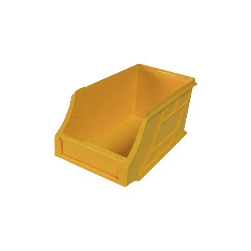 1L Storage Plastic Nally Micro Bin - 100 x 178 x 85mm - Yellow