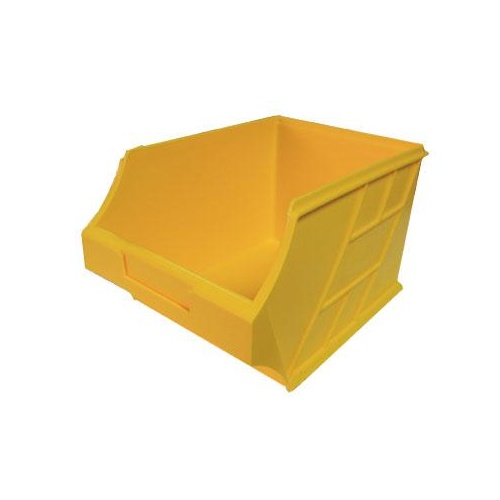6L Storage Plastic Nally Micro Bin - 205 x 280 x 165mm - Yellow