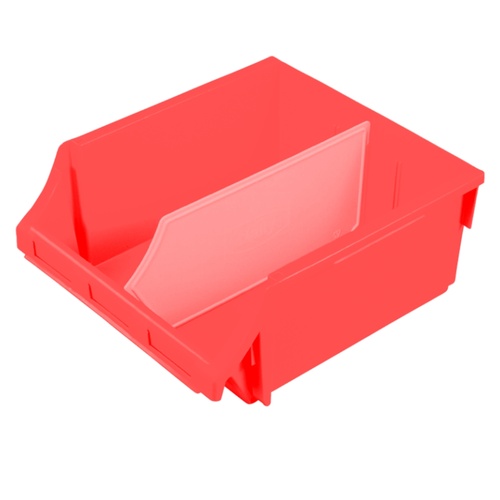 24L Storage Plastic Nally Micro Bin - 410 x 440 x 210mm - Red