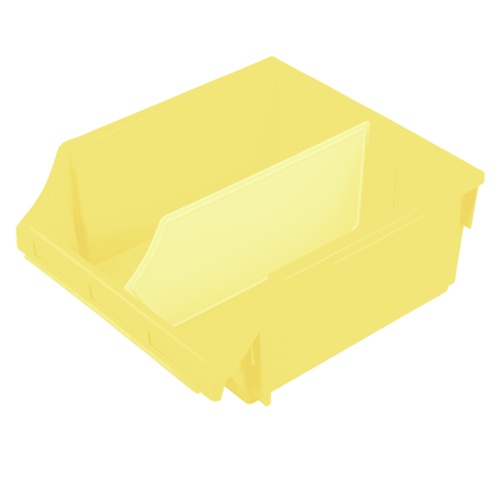 24L Storage Plastic Nally Micro Bin - 410 x 440 x 210mm - Yellow