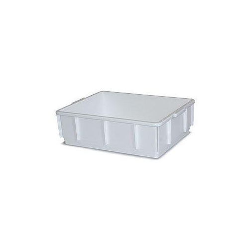 13L Plastic Stacking Bin Container Multi Stacker - 432 x 324 x 127mm - White
