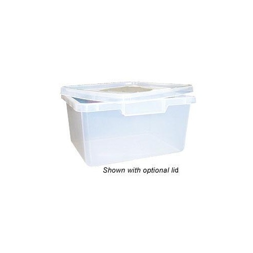 15L Plastic Nesting Plastic Bin Container - 385 x 300 x 190mm - Clear