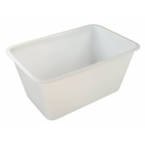 200L Plastic Rectangular Bin - Tapered - 980 x 670 x 470mm - Natural - Food Grade
