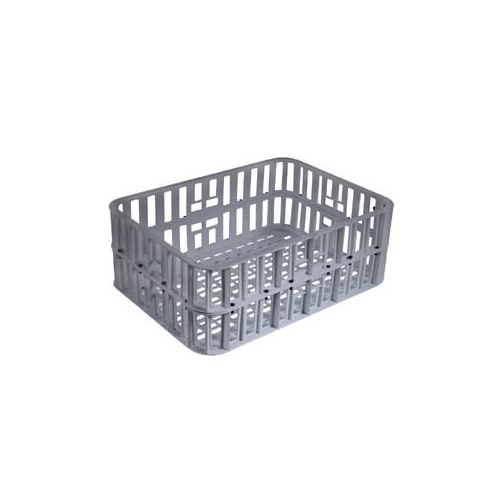 90L Plastic Stacking Crate Modular - 730 x 530 x 280mm - Grey
