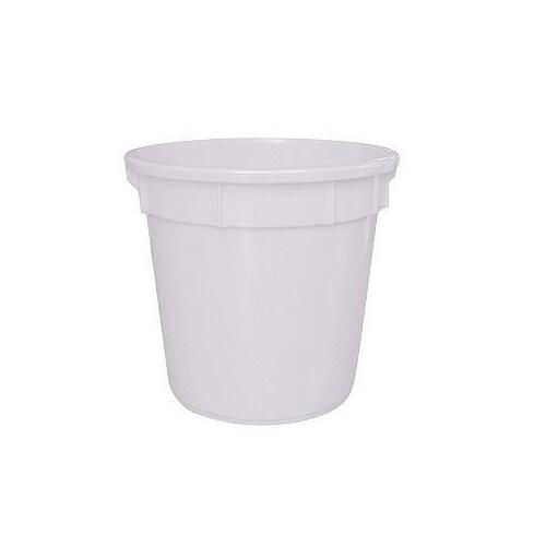 67L Nally Plastic Round Bin - 540 x 508mm - White