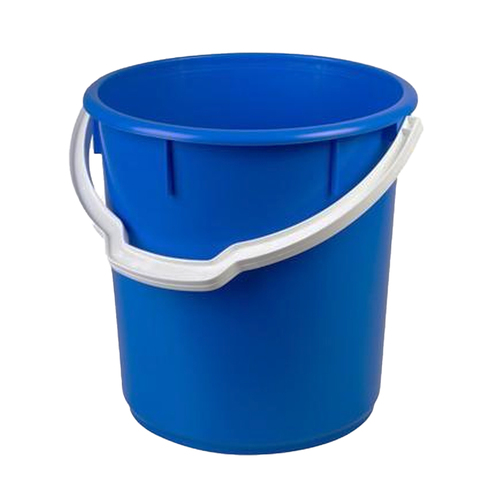 22.7L Nally Plastic Industrial Round Bucket - 360 x 360mm - Blue