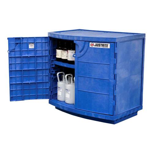 90L Cabinet - Corrosive Storage - Polyethylene - 889 x 914 x 635 mm