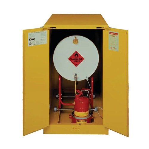 207L Flammable Liquid Storage Cabinet - Drum Horizontal - 1385 x 765 x 1225 mm