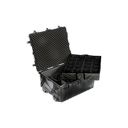 Transport Case - Pelican 1694 - 762 x 635 x 381 mm - Padded Dividers - Black